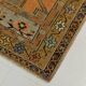 Tapis persan Brunt orange et vert, 105 x 290 cm