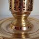 Pair of golden lamps