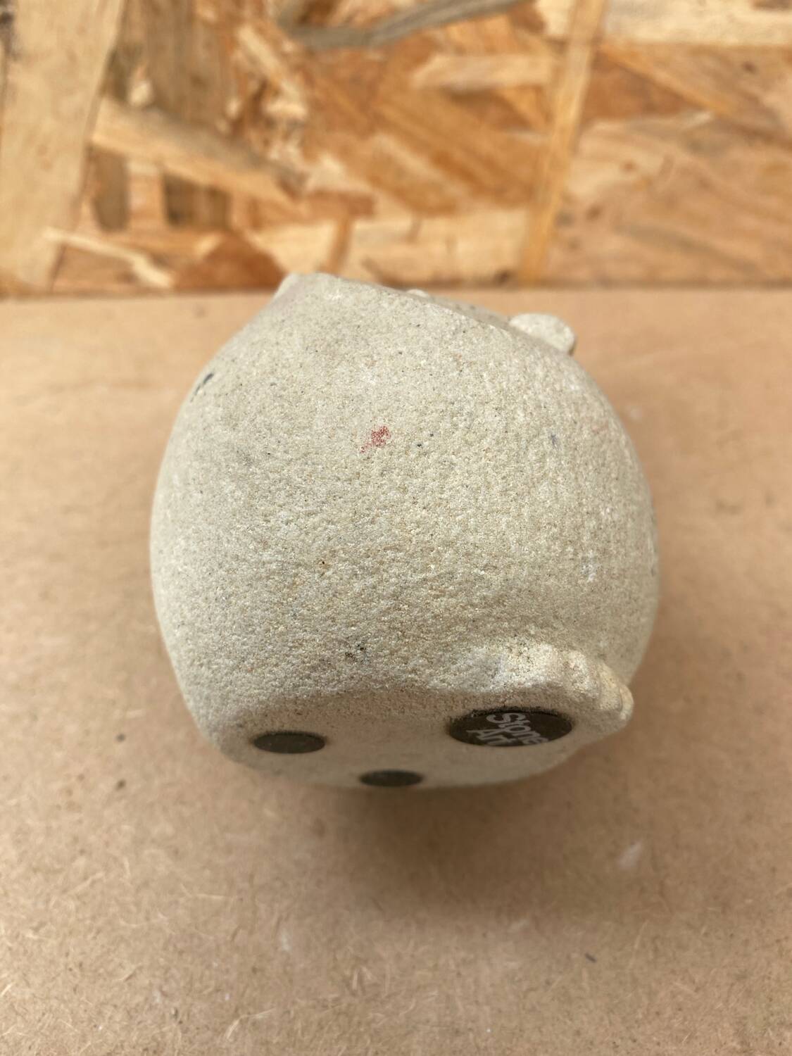 Antique paperweight sculpture owl stone art stone vintage