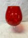 Red Italian glassware vase
