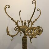 Bronze and onyx coat rack