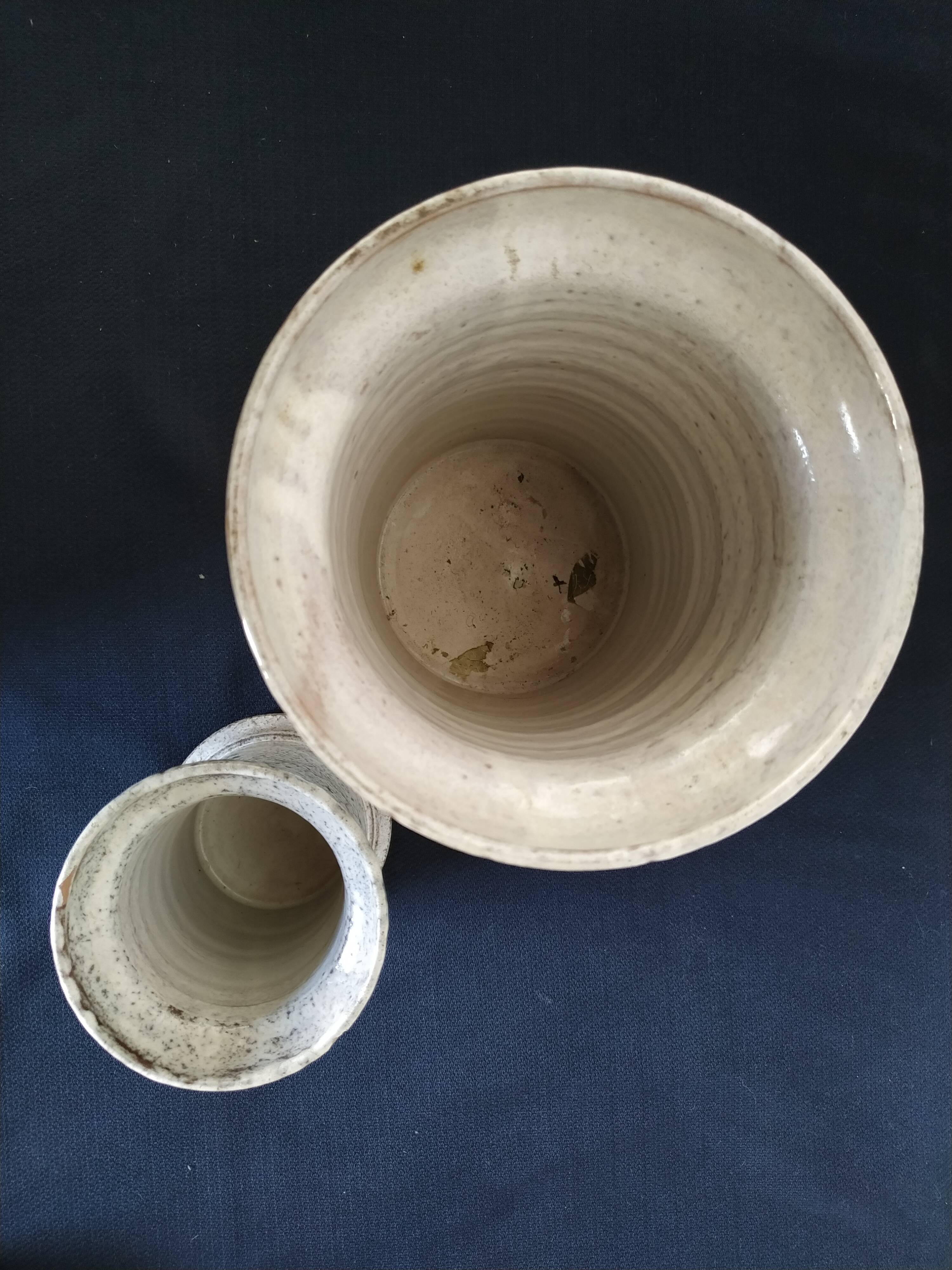 Two pots Gustave Reynaud Le Mûrier Vallauris
