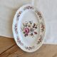 Ravier vintage Moulin des Loups white porcelain - Bouquet decoration