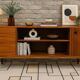 Large vintage sideboard from the 60s/70s – 3 drawers – modernist design