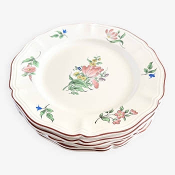 Lunéville dessert plates (Réverbère)