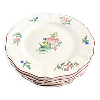 Lunéville dessert plates (Réverbère)