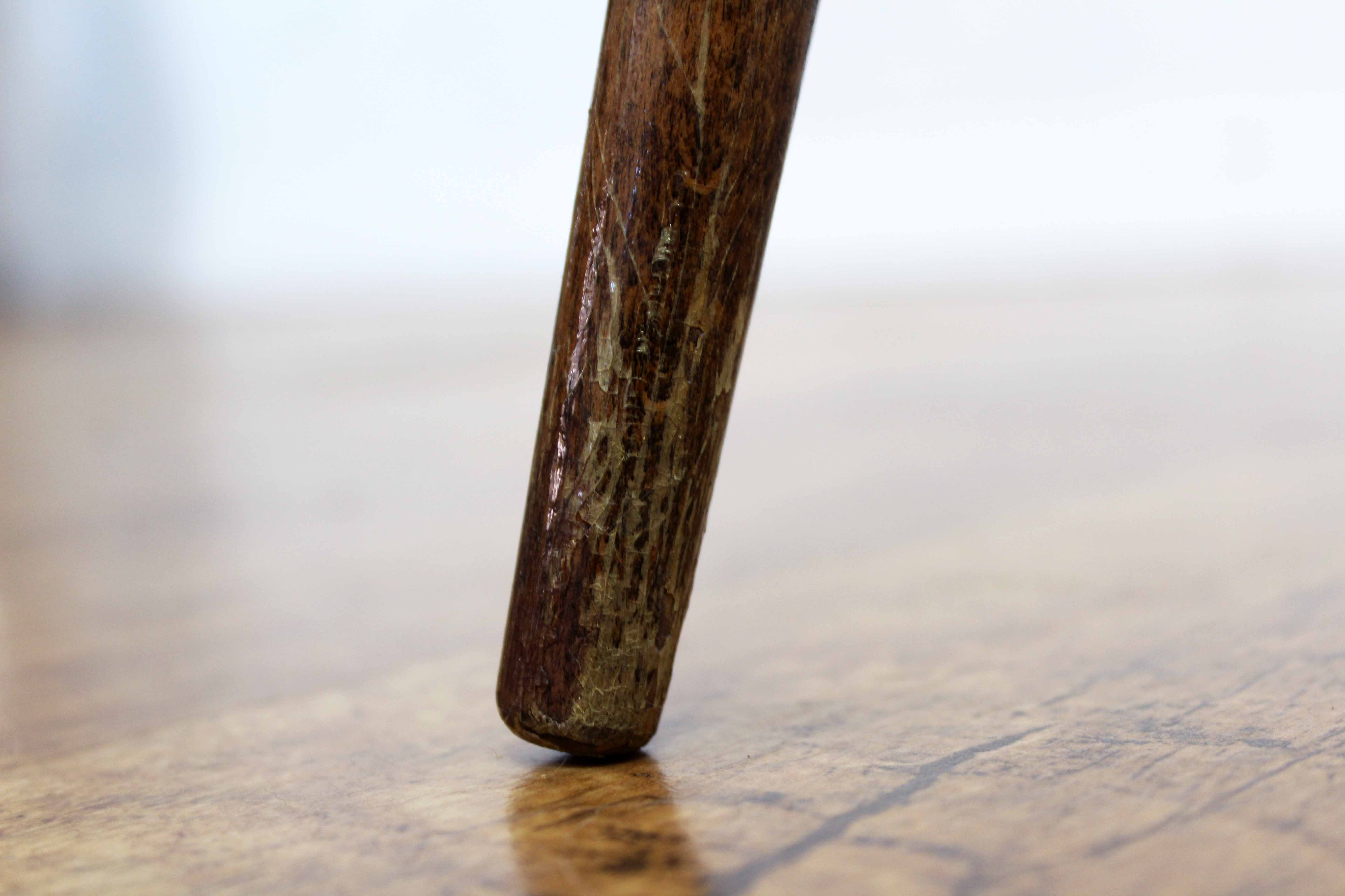 Vintage tripod pedestal table