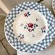 Set of 8 flat plates Digoin Sarreguemines 30s 40s