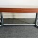 Table design low, oval shape, vintage.