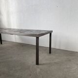 1950s slate coffee table