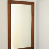 Scandinavian vintage rectangular mirror, 123x68 cm