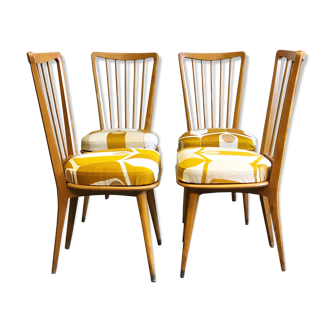 Series of 4 chairs Charles Ramos