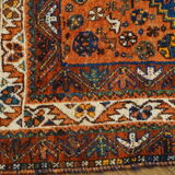 Carpet persian shiraz old, Iran, 158x197cm, around 1930