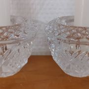 Ensemble de bougeoirs Cristal D’Arques Fontenay