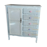 Low wardrobe for children's room. Restyled.