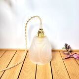 Pair of old globe walking lamps