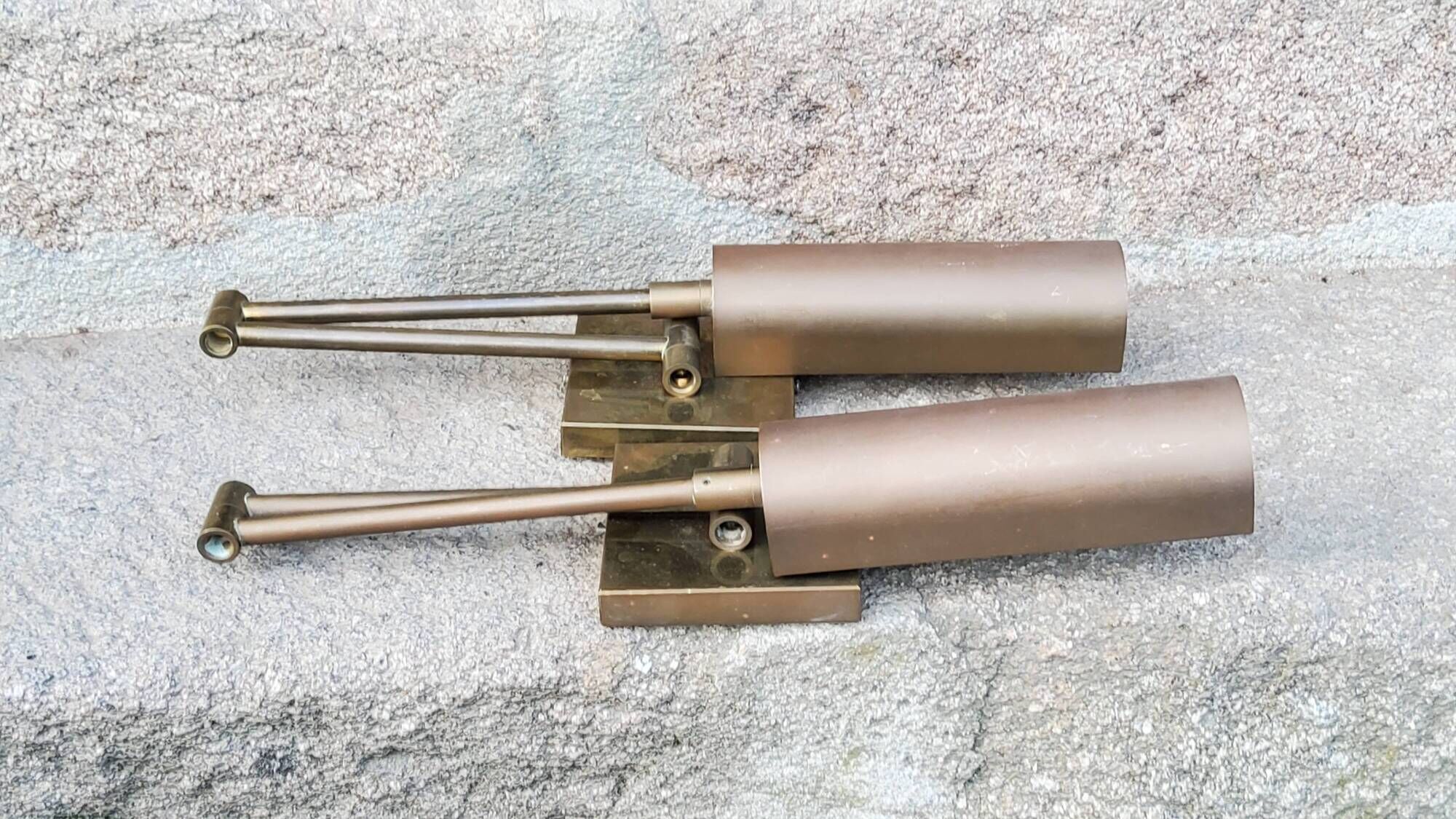 Pair of brass reading lights from the 70s/80s