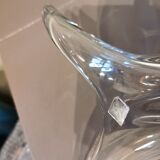 Vintage crystal vase Vannes le Chatel