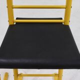 Set of 2 Italian Height Adjustable Chairs or Barstools 1980s