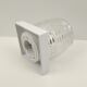 Glass wall or ceiling lamp and plastic base