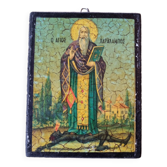 Vintage Greek icon painting