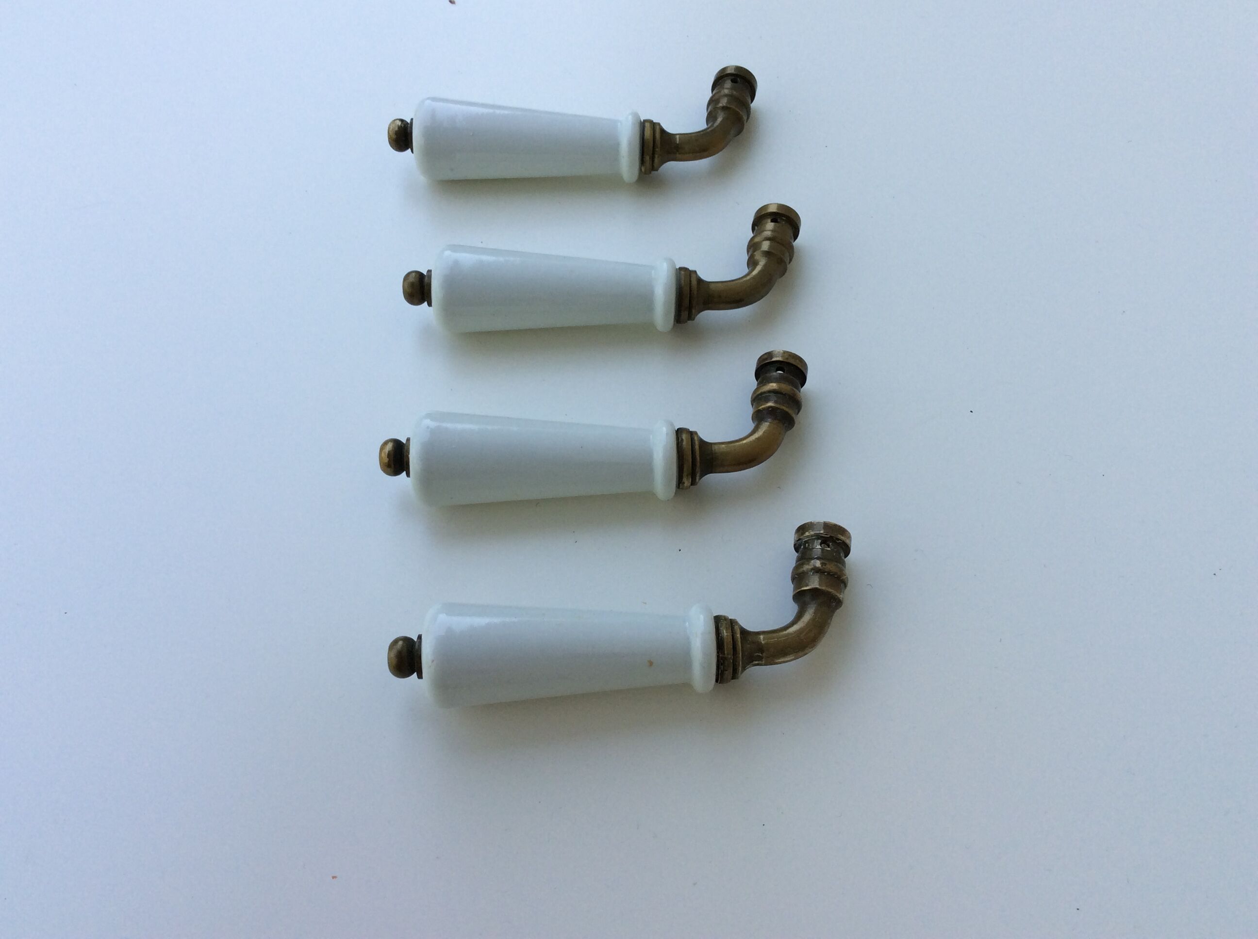 Antique porcelain door handles