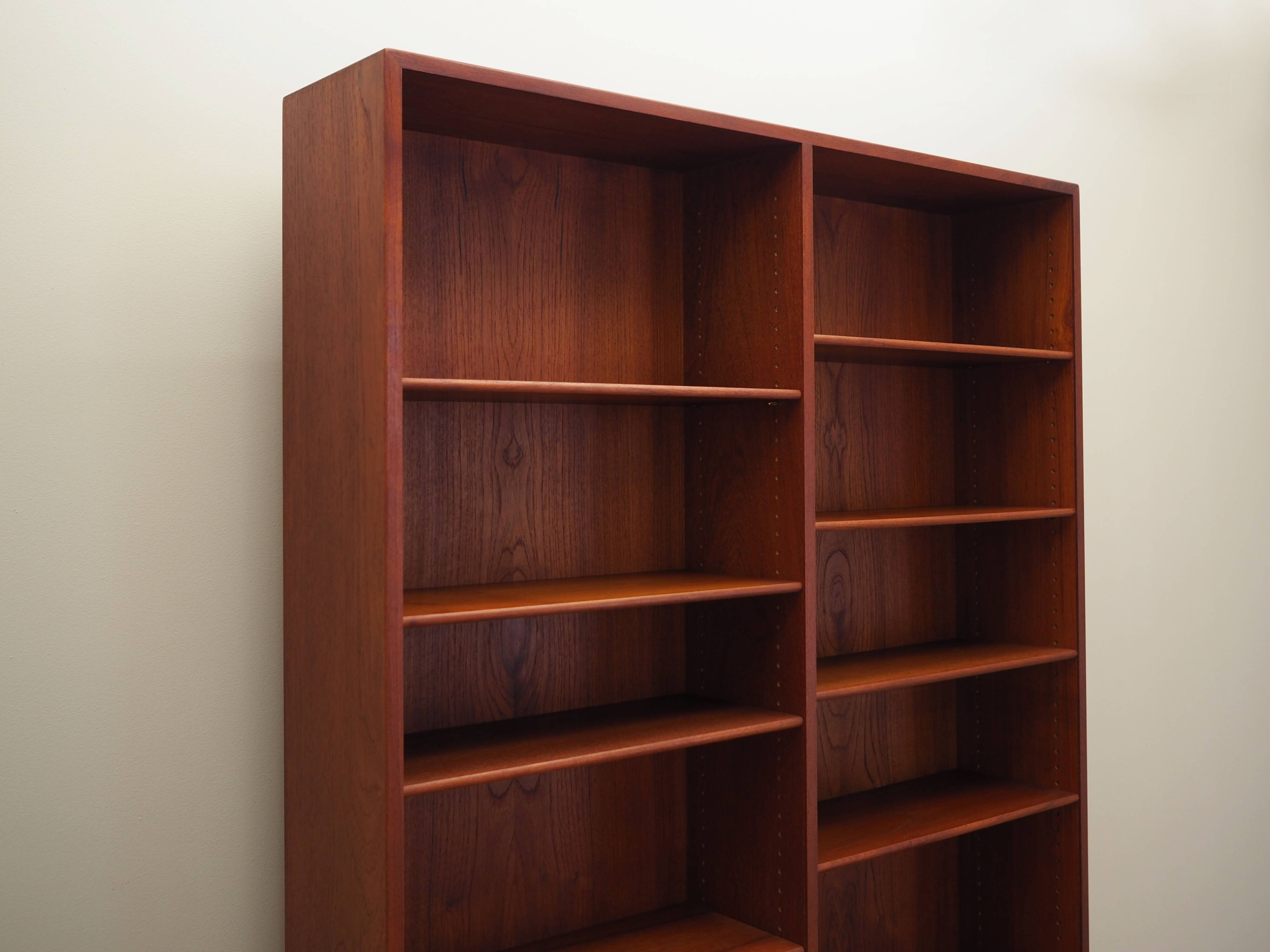 Teak bookcase, Danish design, 1960s, designer: Børge Mogensen