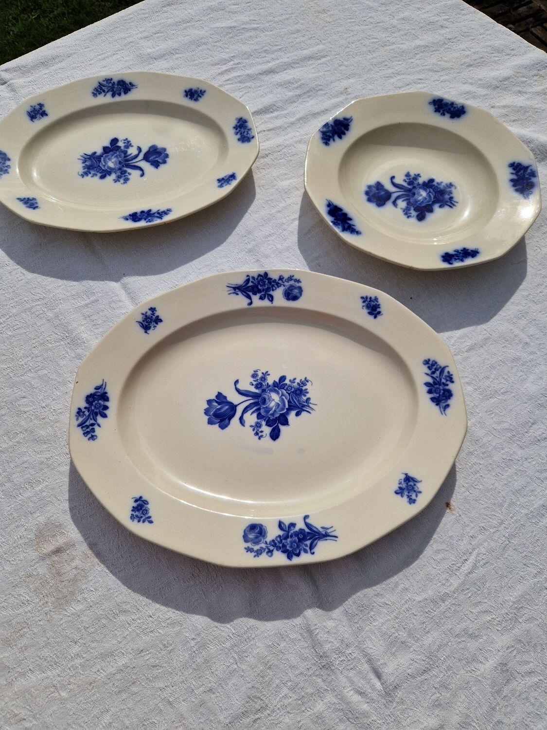 Set Of 3 Villeroy And Boch Mettlach Dish