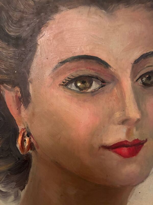 Portrait de femme, S. Mériano 1952