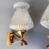 Pair of vintage 60s wall lamps