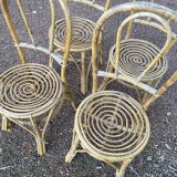 Chaises rotin