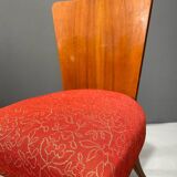 Set of Four H-214 Chairs by Jindřich Halabala, Walnut, 1950s