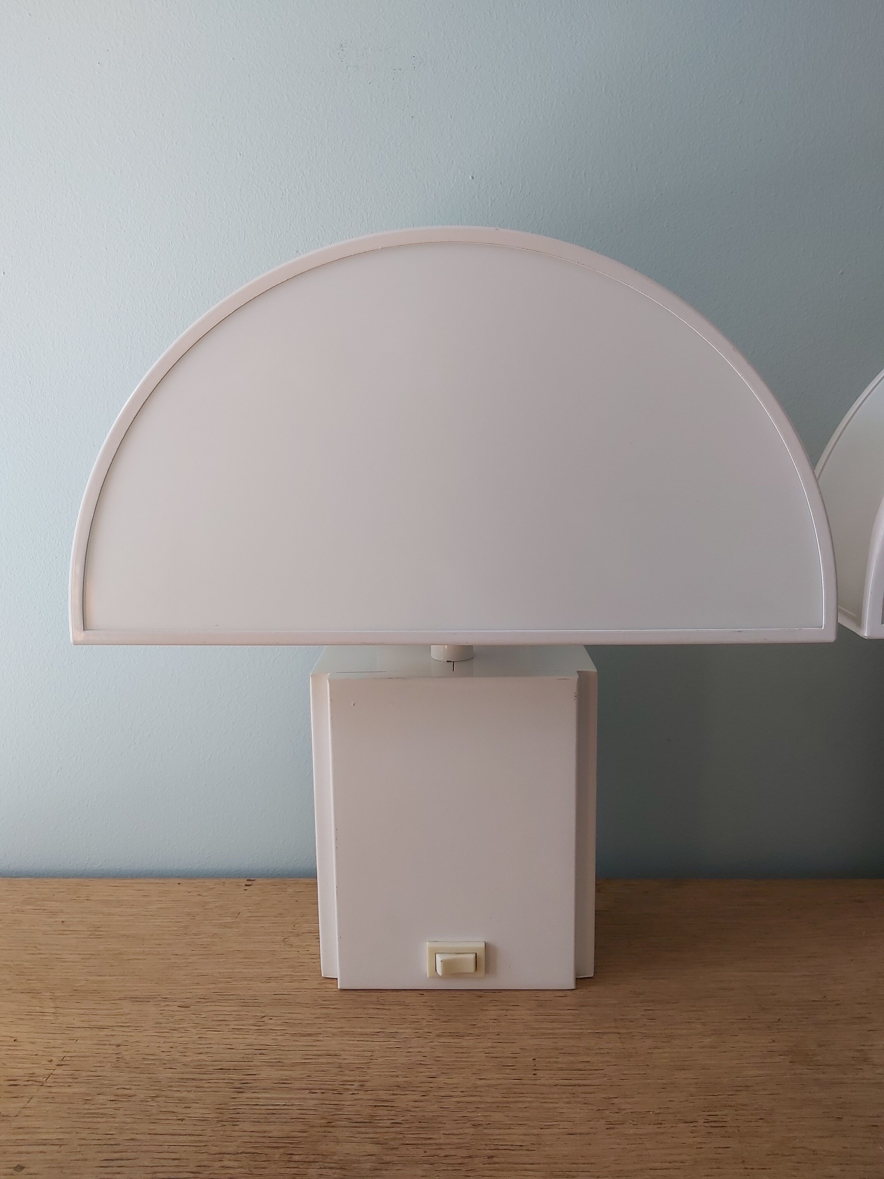 Pair of wall lamps, Olympus model, Harvey Guzzini, 70s
