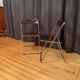 A pair of modernist folding chairs, 1970s