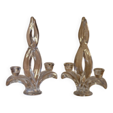 Bougeoirs cristal