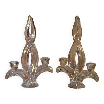 Bougeoirs cristal
