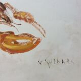The lobster signed Jean Le Guennec 1924/1988