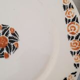 Badonviller Earthenware Dessert Plates Vintage Rosette Model