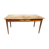 Table de ferme à tiroir