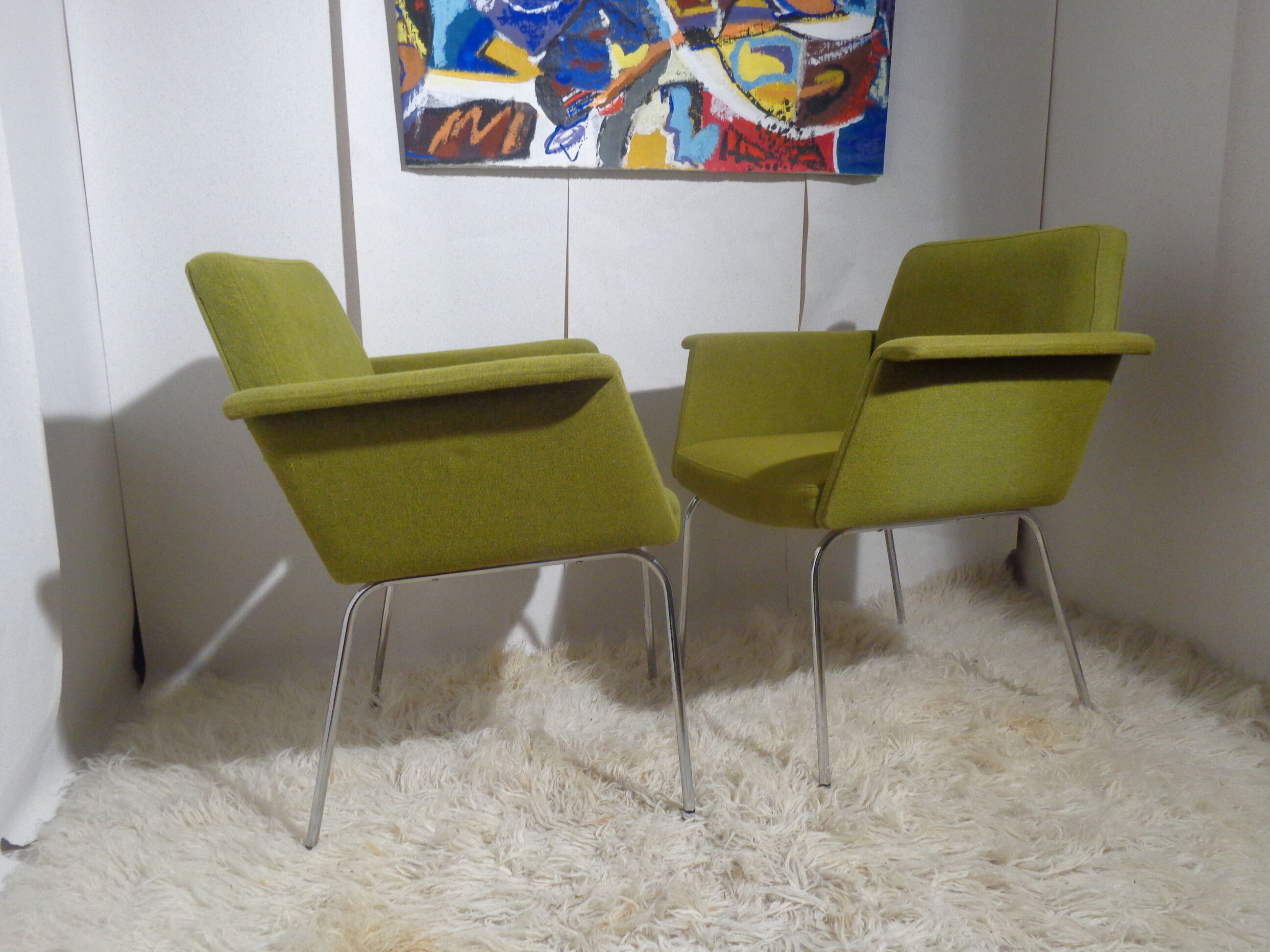 Pair of armchairs 60's Vog brand