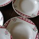 Lot 6 hollow plates Niger Digoin Sarreguemines