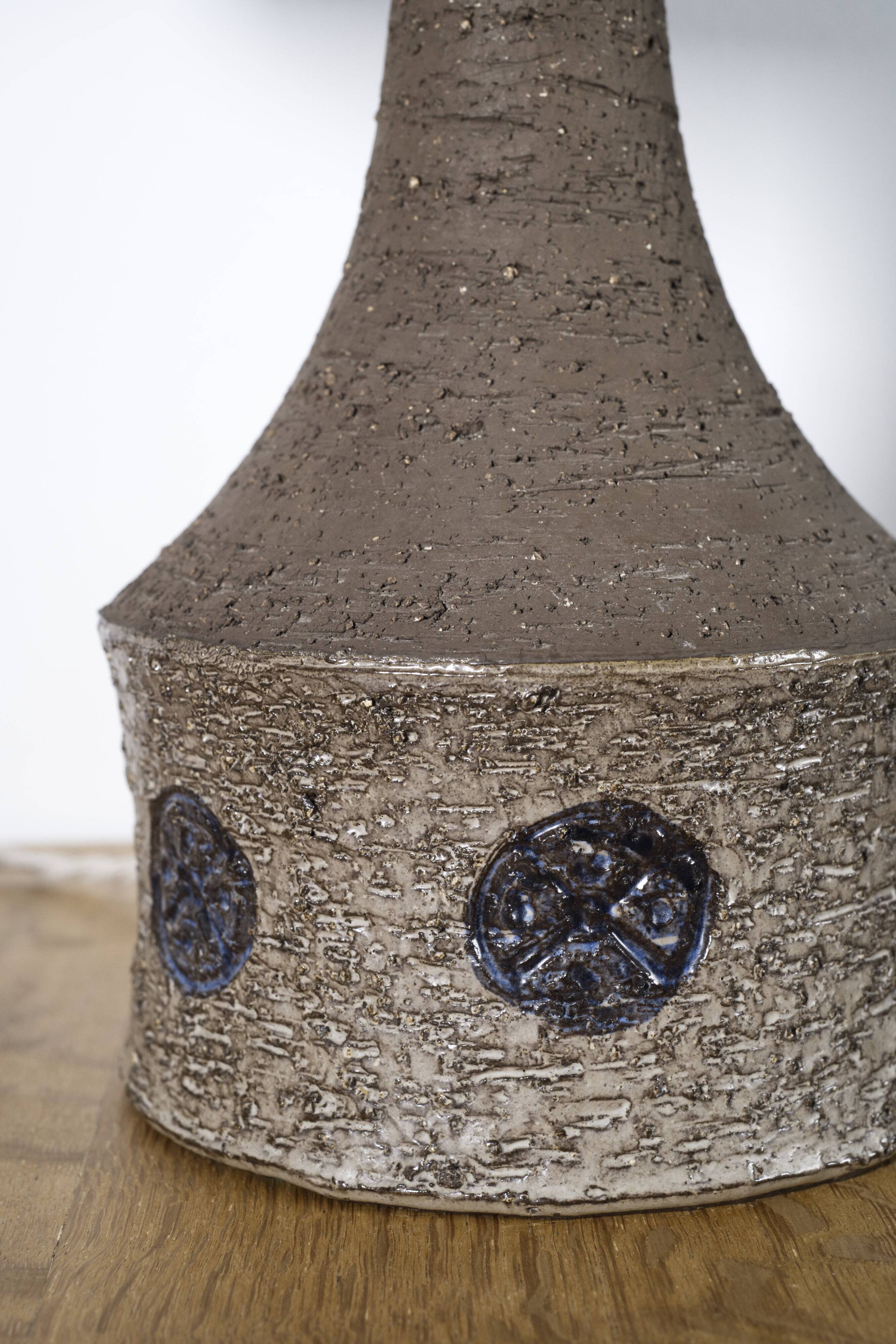 Danish mid-century ceramic table lamp