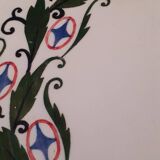 Porcelain and zinc trivet circa 1900