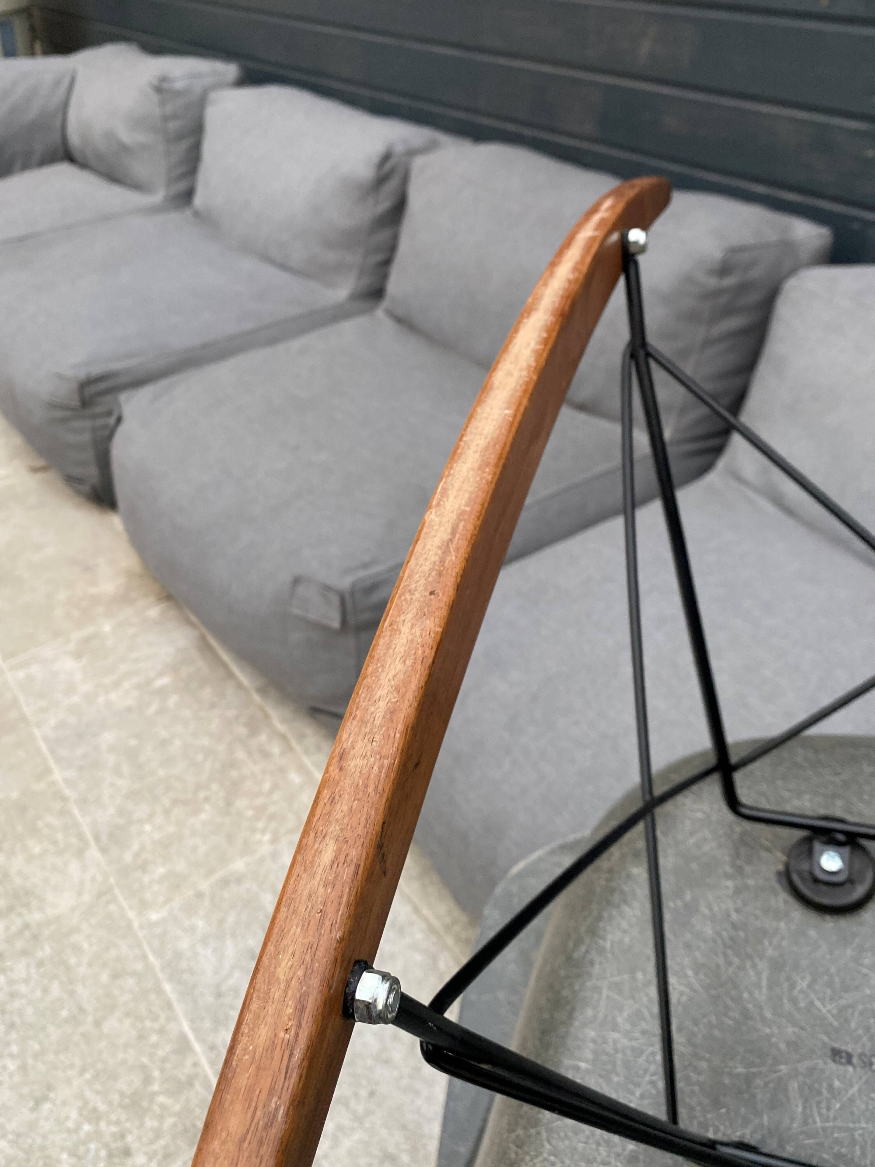 Eames RAR chair elephant grey zenith plastics Herman Miller