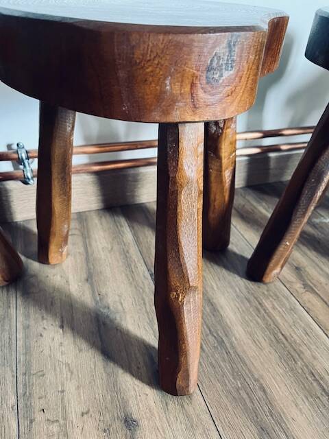 Set of 4 low stools
