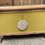 curry mandala shell toy chest / entryway bench