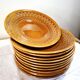Glazed ceramic plates Gien