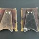 Duo of bronze art deco frames