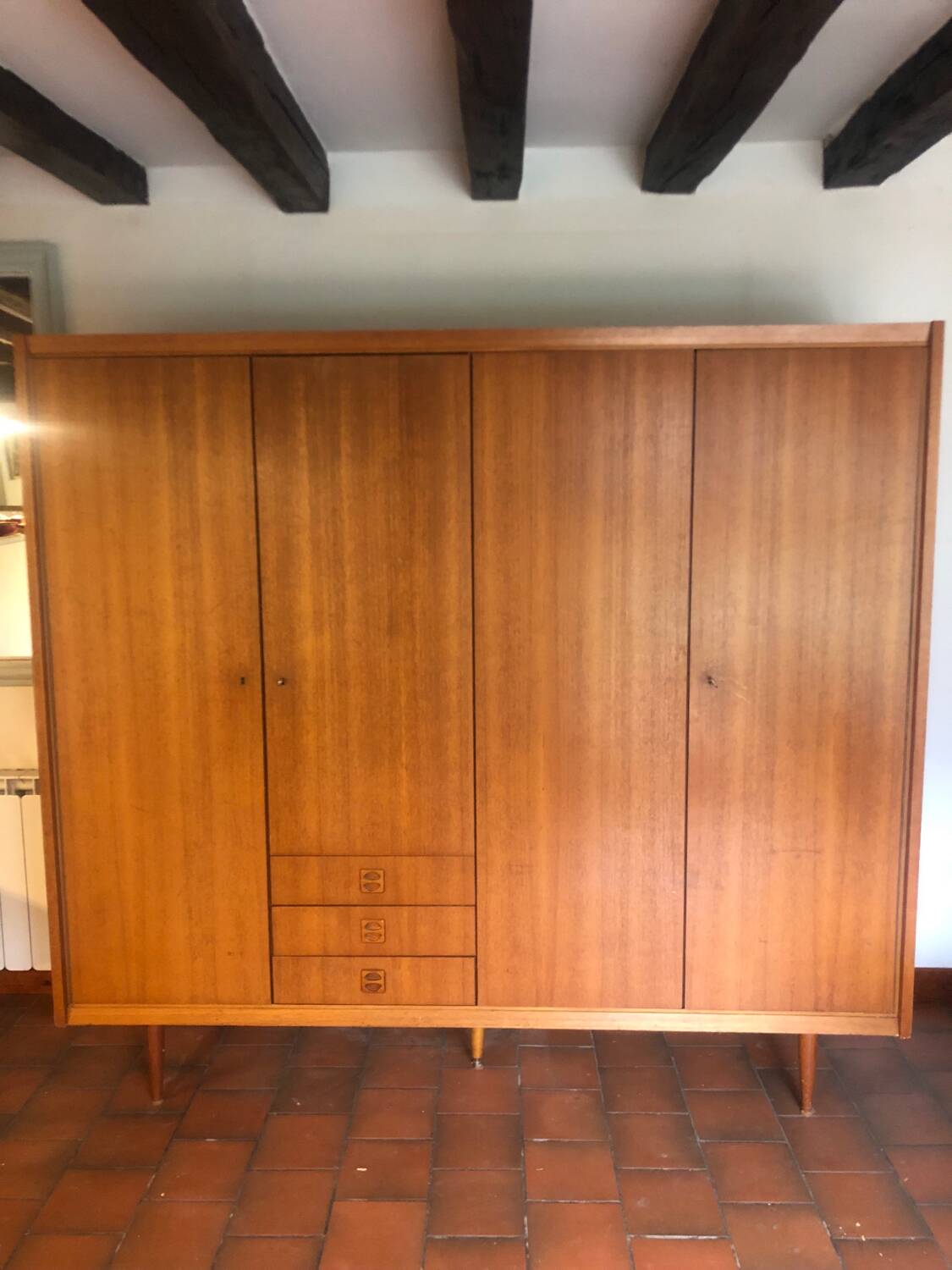 Scandinavian teak wardrobe from the 60s