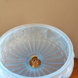 Art Deco lamp with floral decor